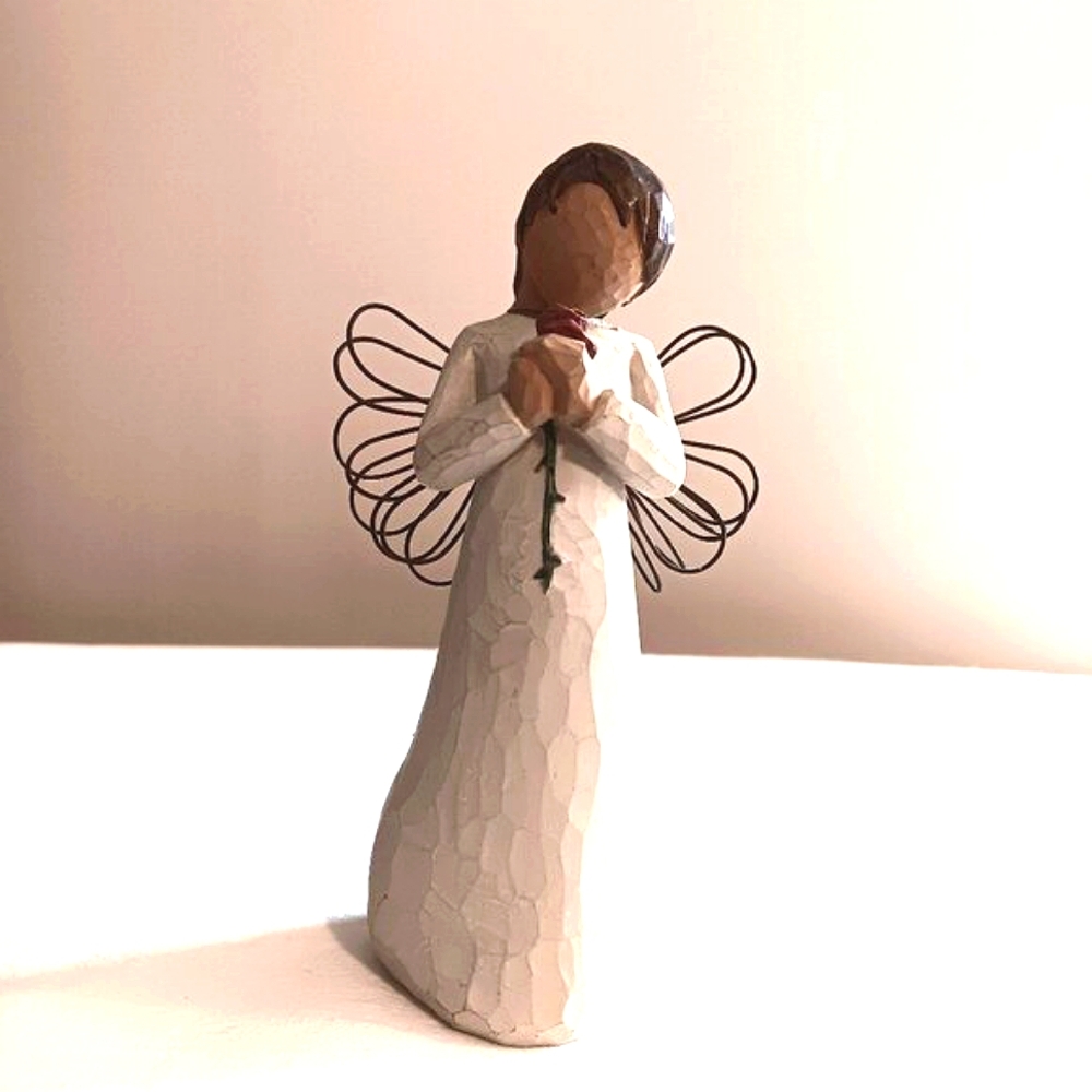 Willow Tree Loving Angel Sculpture 4.5" Susan Lordi Figurine Resin Collectible